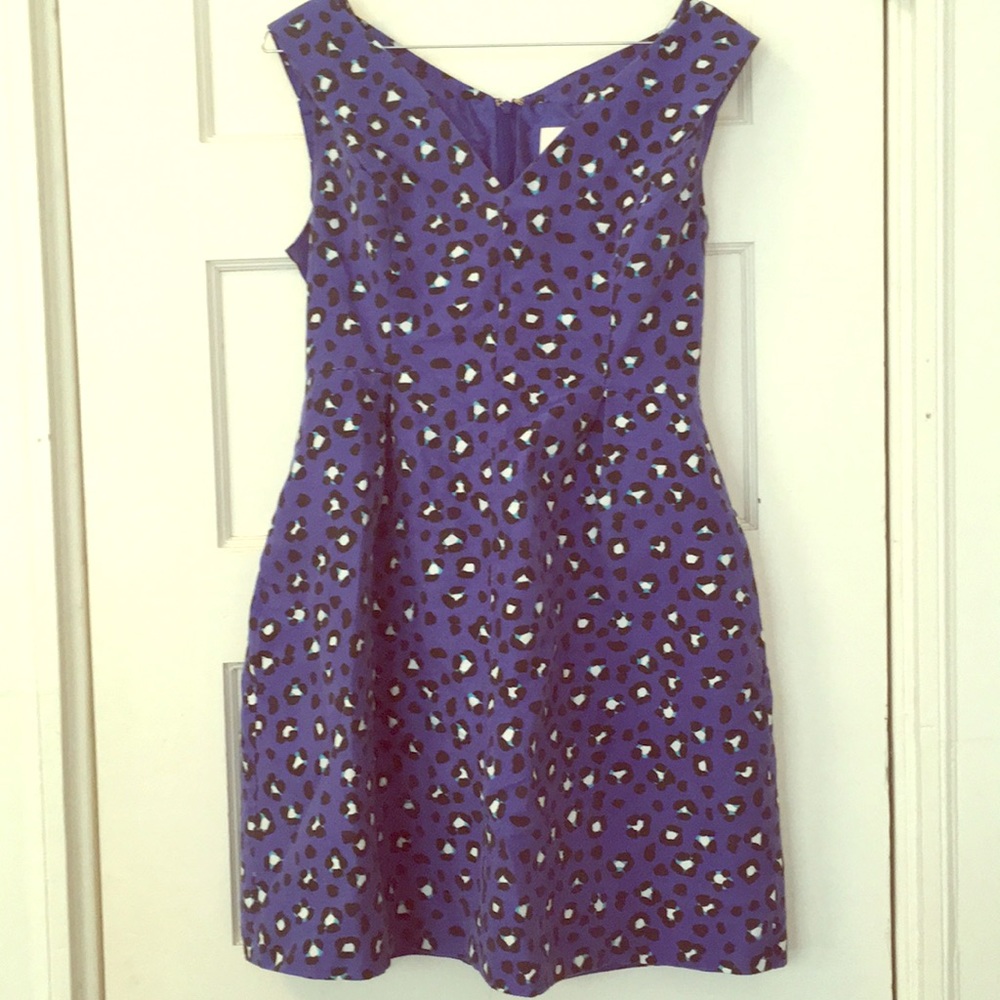 Blue flower Kate Spade cocktail dress